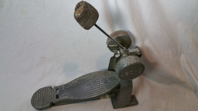 Ghost Pre-Ludwig Bass Drum Pedal Vintage 60s USA Classic Kick Solid Footboard* — main photograph