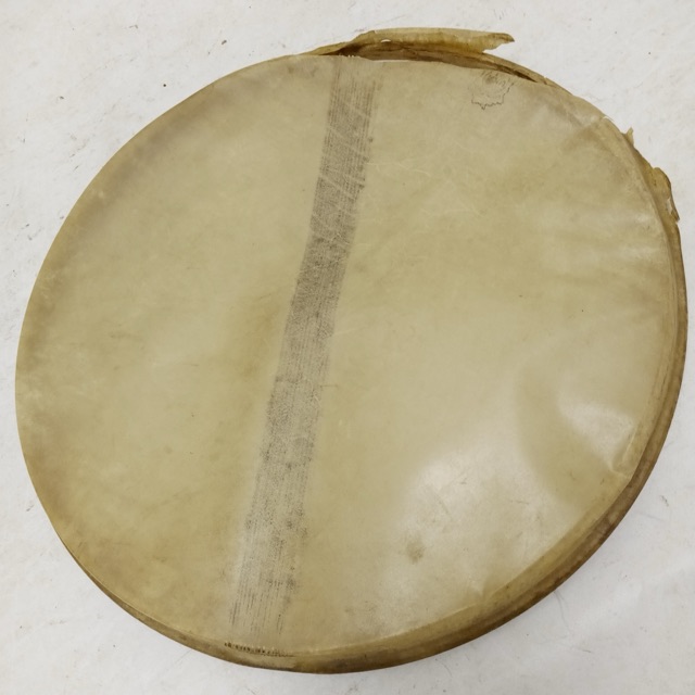 Leedy Standard Uka Transparent Snare Resonant 14"Calf Skin Slunk Drum Head 30s* — main photograph