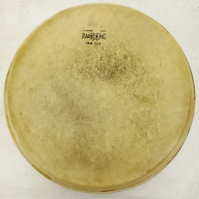 Slingerland 13"Radio King Calf Skin Tom Drum Head Batter/Resonant USA Vintage50s — main photograph