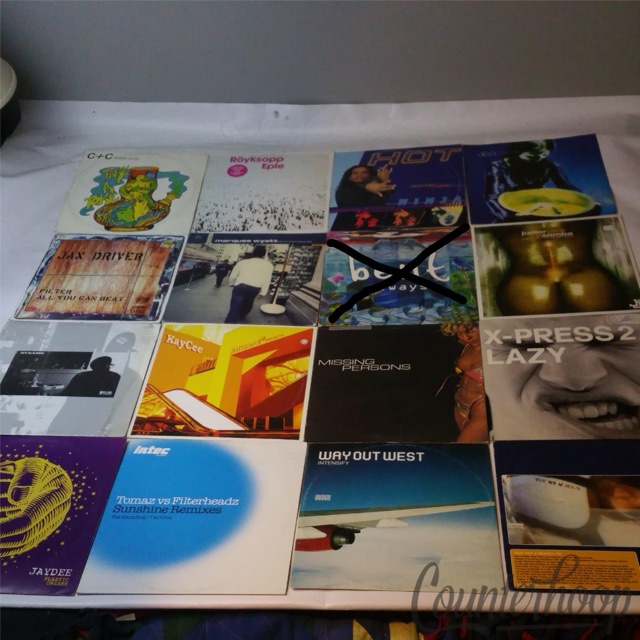 15x House Lot+Cover Art:C&C,Ninja,Tomaz,Jaydee,XPress,Orb,MAW,Wyatt,Royksopp,WOW — main photograph