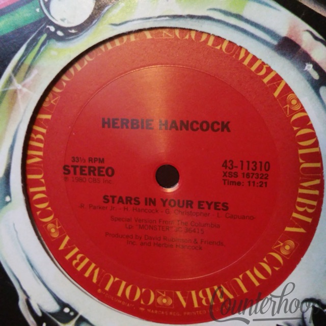 Herbie Hancock – Go For It / Stars In Your Eyes 1980 Columbia – 43-11310 VG++ — main photograph