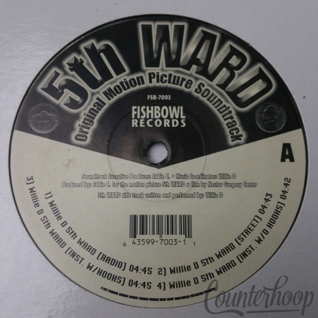 5th Ward (Original Motion Picture Soundtrack)DJ Screw,Botany Boys-Cloverland VG+ — main photograph