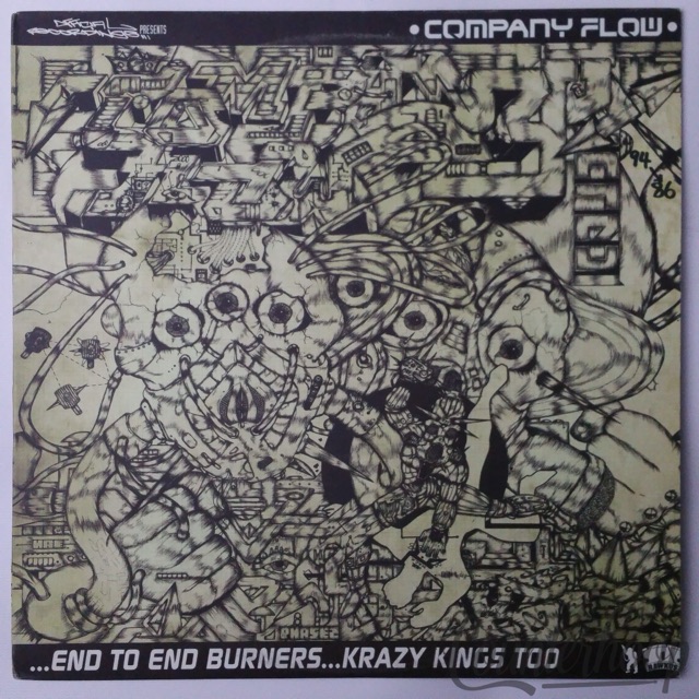 Company Flow – End To End Burners / Krazy Kings Too 1998 Rawkus-RWK164-1 El-P NM — main photograph