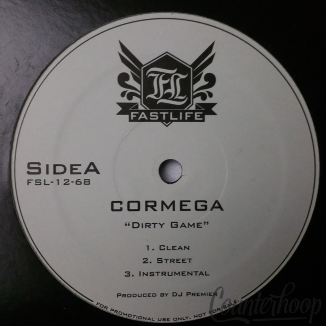 Cormega-Dirty Game/Dirty New York 2005 12"Promo Fastlife-DJ Premier,Fat Joe VG++ — main photograph
