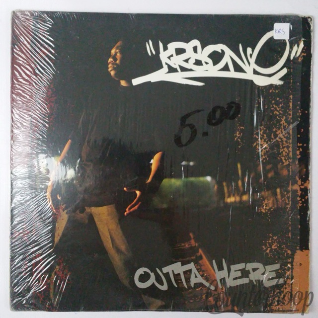 KRS-One– Outta Here/I Can't Wake Up 1993 Jive-01241-42146-1 DJ Premier VG Shrink — main photograph