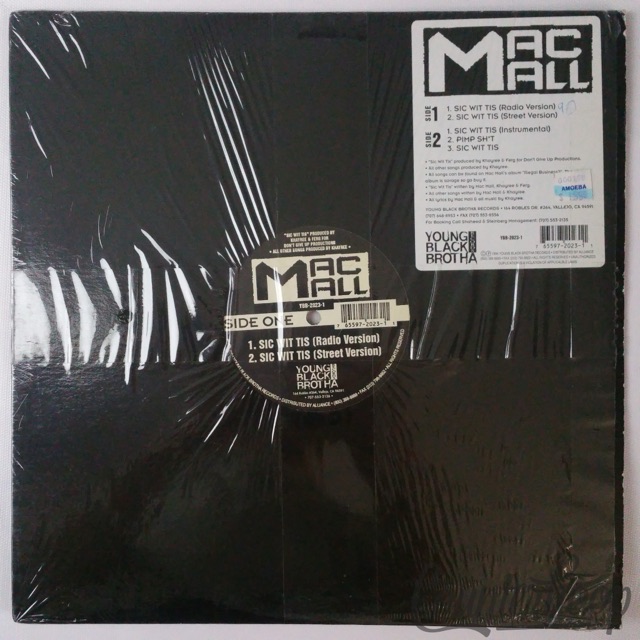 Mac Mall – Sic Wit Tis 1994 Young Black Brotha Records – YBB-2023-1 Dre,Ray Luv — main photograph