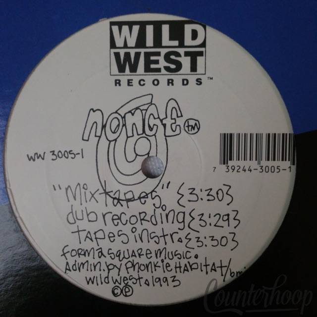 The Nonce – Mix Tapes 1993 12" Wild West Records – WW 3005-1 VG++/NM +Logo Cover — main photograph