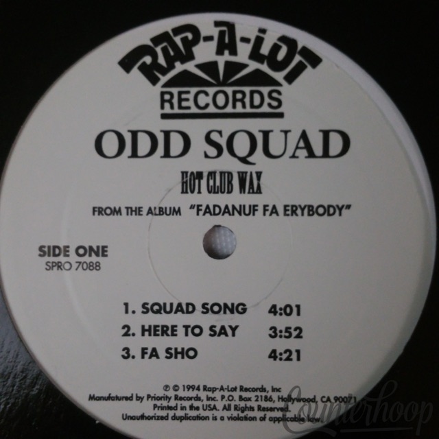 Odd Squad – Hot Club Wax 1994 Promo Rap-A-Lot Records-SPRO7088 Devin The Dude NM — main photograph