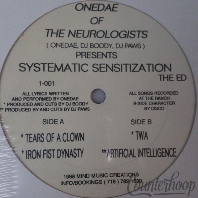 Onedae – Systematic Sentization The Ed(EP) 1998 Central Recordings - 1-001 NM — main photograph