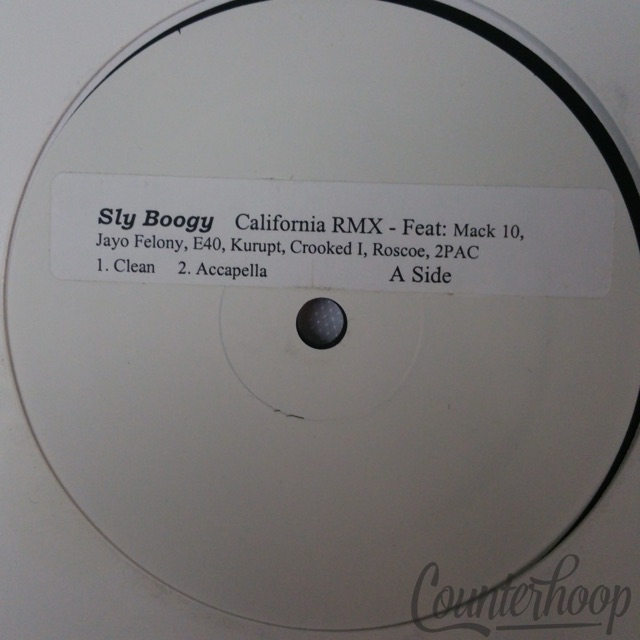 Sly Boogy-California (Remix) 2003 BL003 WLP Rare 2Pac,E-40,Kurupt,Mack 10 NM — main photograph