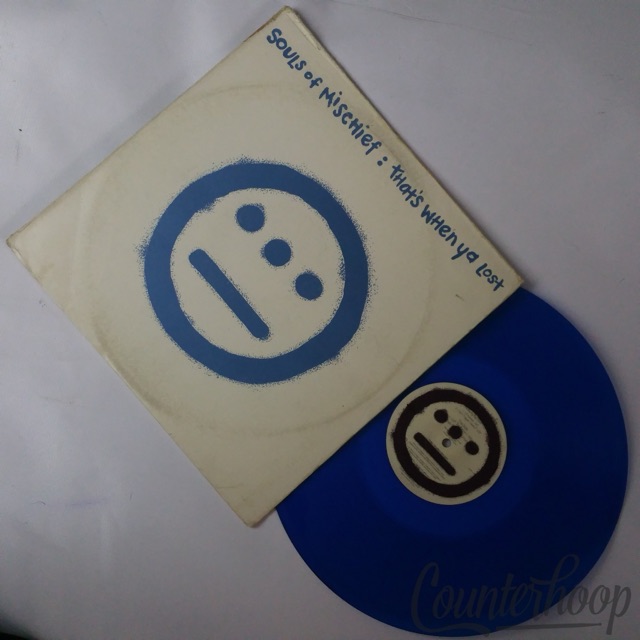 Souls Of Mischief – That's When Ya Lost 1993 Blue Vinyl Jive – 01241-42111-1 — main photograph