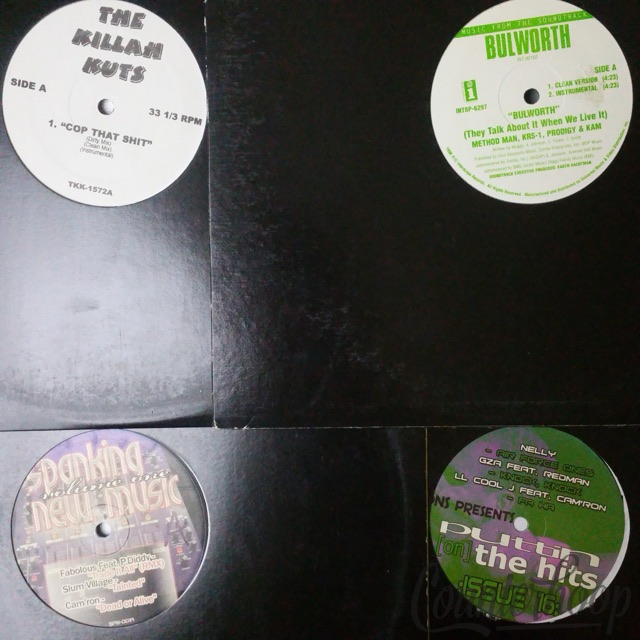 4x12"Killah Cuts-Cop That Shit/Bulworth,Method Man/Slum Village,J Dilla/GZA,KRS1 — main photograph