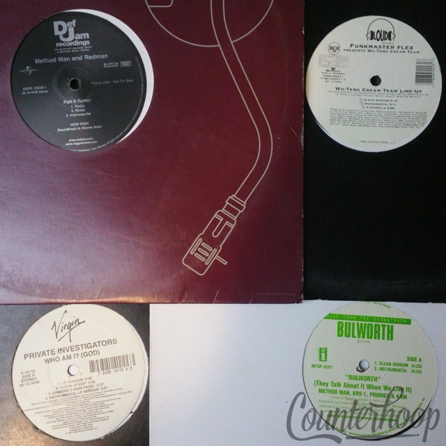 4x12"Method Man,Redman-How High Part II/Funkmaster Flex-Wu-Tang Cream/Bulworth++ — main photograph