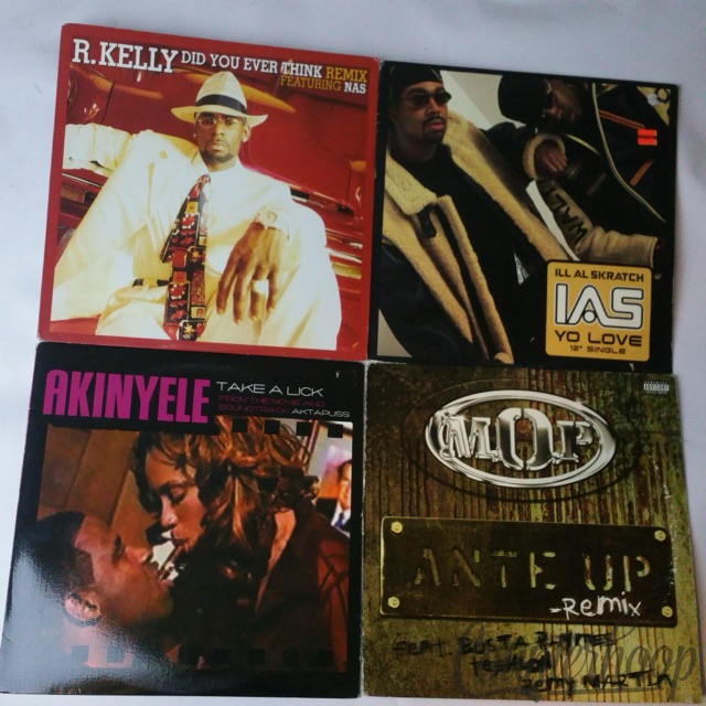 4x12"R.Kelly-Nas-Did You/Ill Al Skratch-Yo Love/Akinyele-Take A L/M.O.P.-Ante Up — main photograph