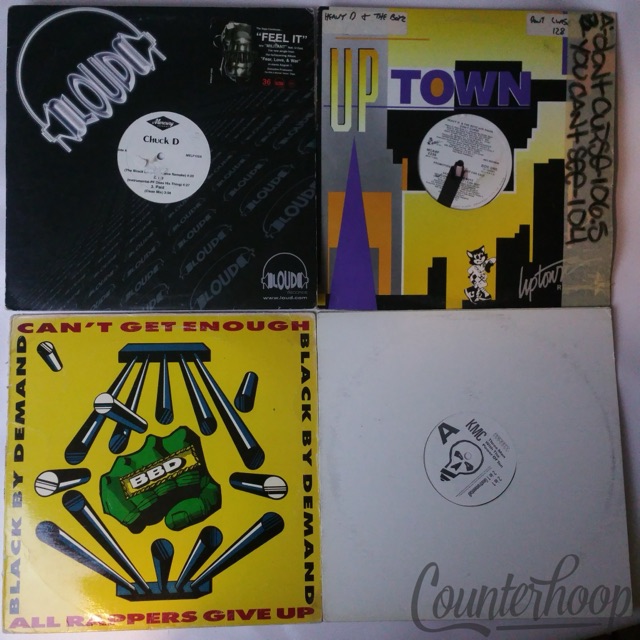 4x12"Chuck D-The Wreck/Heavy D&The Boyz/BBD-Can't Get Enough/KMC-Three Men Power — main photograph