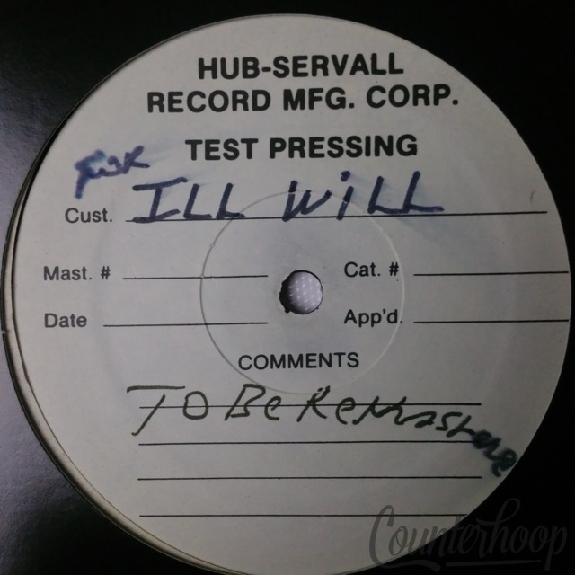 T La Rock-Come And Give It To Me(Ecstasy)89 Test Pressing Fresh Records Ill Will — main photograph