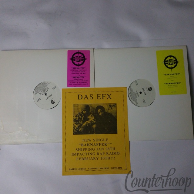 Das EFX 2x12"EastWest Promo Singles Baknaffek DMD2088,DMD2095 EASki&CMT Remix NM — main photograph