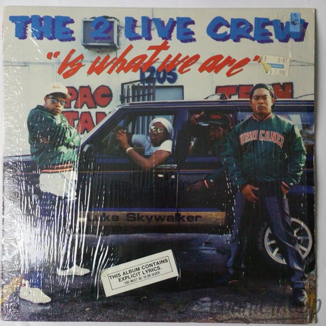 The 2 Live Crew – 2 Live Is What We Are 1986 LP Luke Skyywalker Records-XR100 VG — main photograph