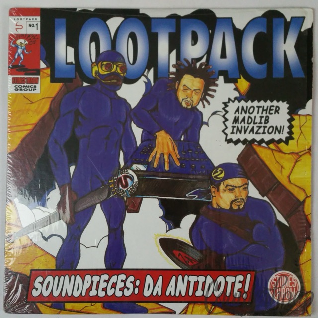 Lootpack– Soundpieces: Da Antidote! 2001 2LP Stones Throw/Madlib/Dilated Peoples — main photograph