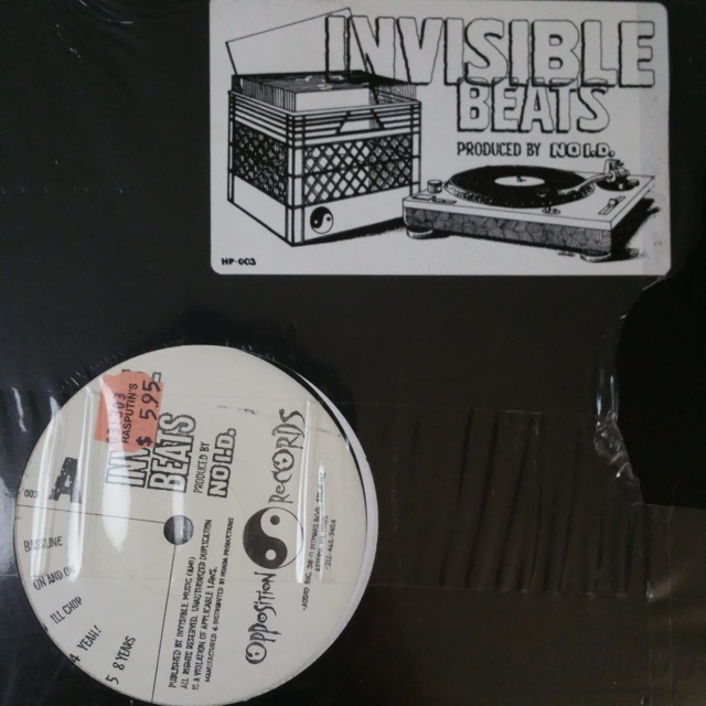 No I.D. – Invisible Beats - Opposition Records HP003 Instrumental DJ Battle Tool — main photograph
