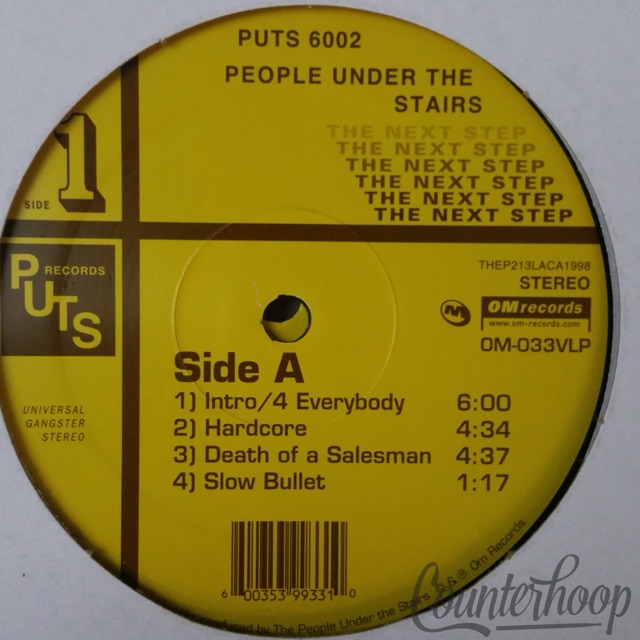 People Under The Stairs – The Next Step 1999 OG 2LP PUTS Records – PUTS 6002 VG+ — main photograph