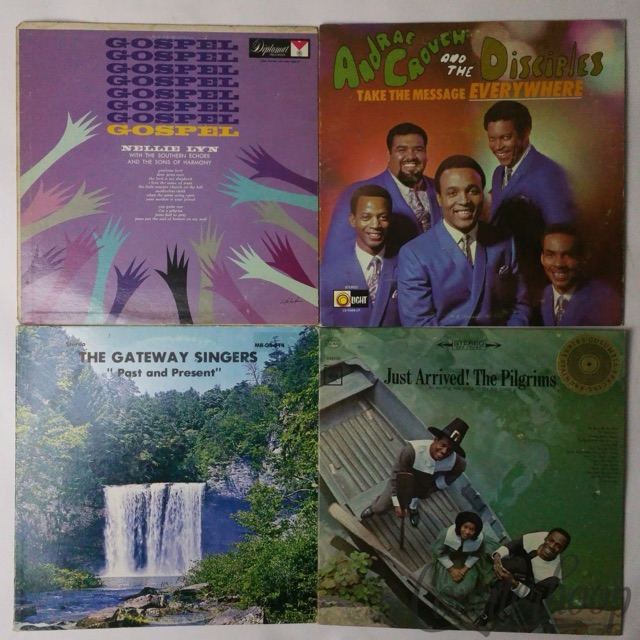 4LP Gospel Lot Nellie Lyn/Andrae Crouch & the Disciples/Gateway Singers/Pilgrims — main photograph