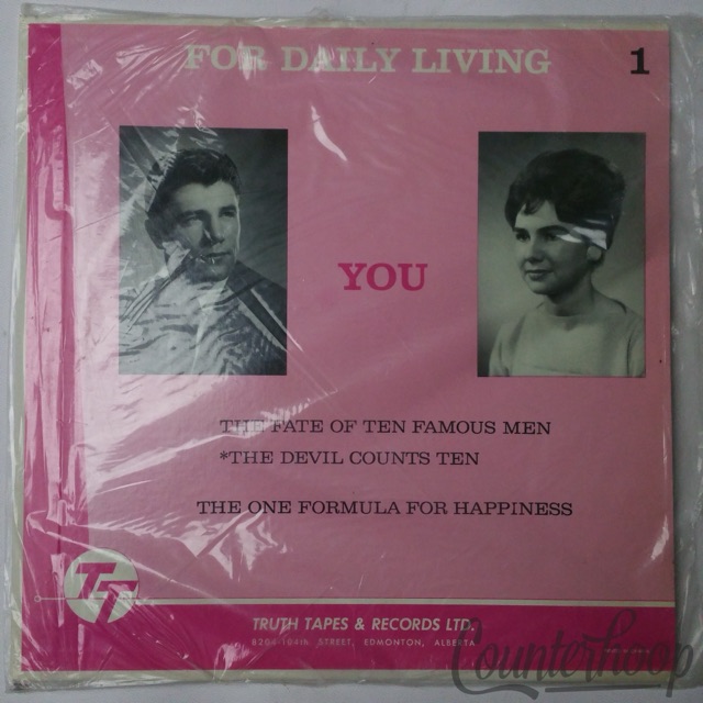 The Fate Of Ten Famous Men 1970 Canada Truth Tapes & Records TT1 Education NM — main photograph