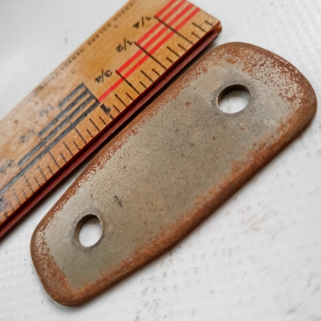 Leedy Small Snare/Tom Beavertail Lug Metal Gasket Washer Spacer Marching Parade — main photograph