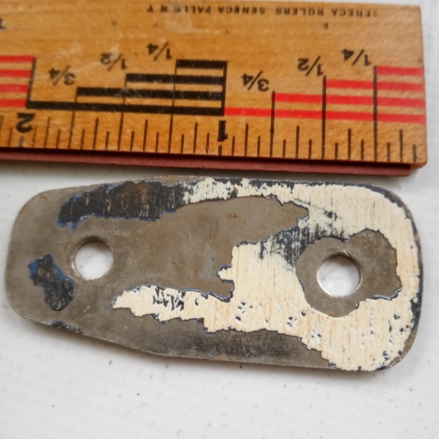 Leedy Small Snare/Tom Beavertail Lug Metal Gasket Washer Spacer Marching Parade — main photograph