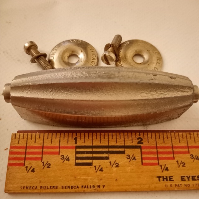 Slingerland 4x Cigar Snare Drum Lugs Nickel Vintage40s USA Streamline Radio King — main photograph