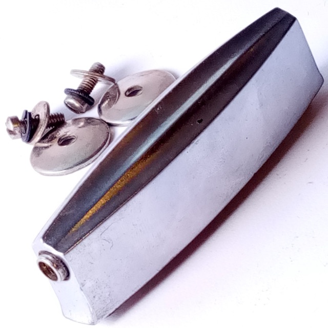 Slingerland 40s Chrome Large Cigar/Streamline Bass Drum Lugs Radio King Vintage — main photograph