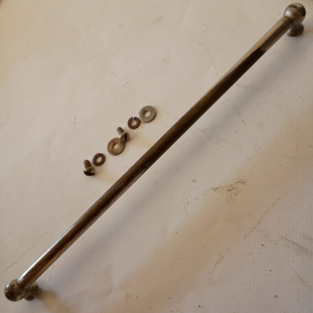 Ludwig Tube Lug Nickel Bass Marching Snare Tenor Tom Drum 9" Leedy Vintage 20s — main photograph