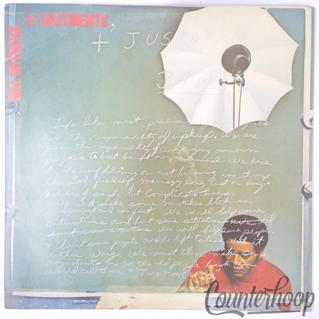 Bill Withers – +'Justments 1974 VG++ Sussex– SRA 8032 James Gadson/Dorothy Ashby — main photograph