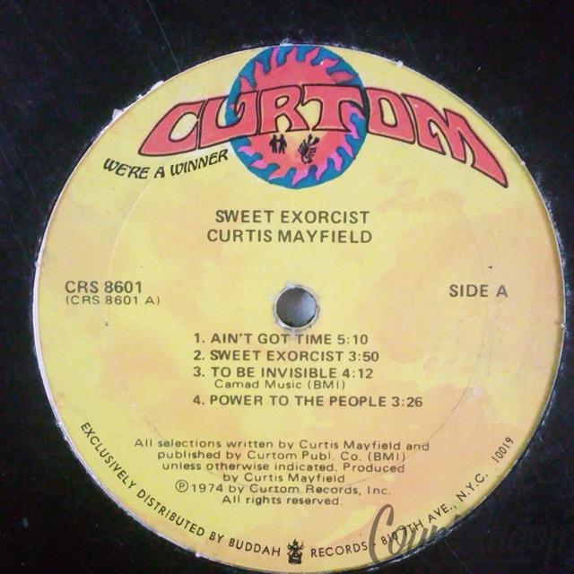 Curtis Mayfield – Sweet Exorcist 1974 VG Curtom – CRS 8601-Power To The People — main photograph