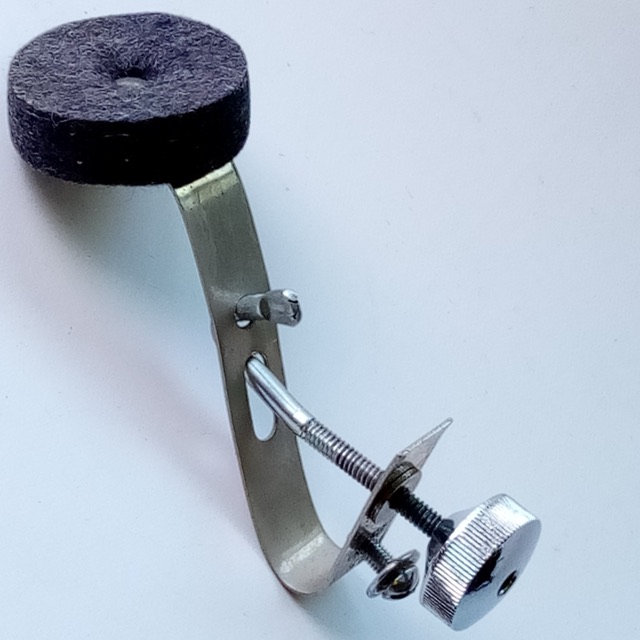 Slingerland Muffler Large Knob/Nut Snare/Tom Drum Tone Control Chrome Vintage70s — main photograph