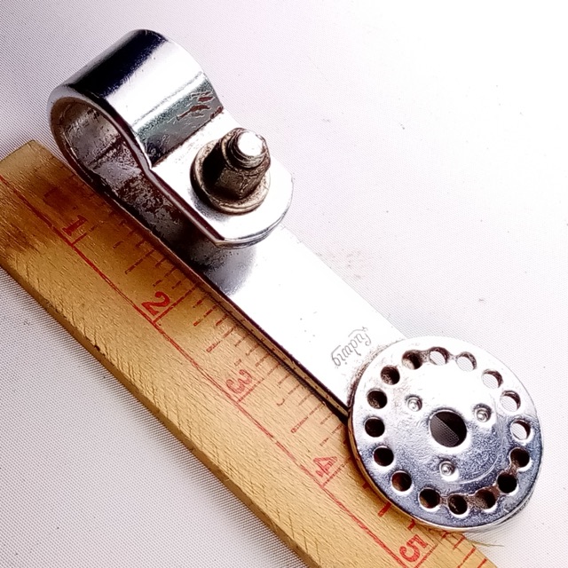 Ludwig Rail Strap Clamp Script Logo Mount Circle-Tilter Part Bass Drum Vintage — main photograph