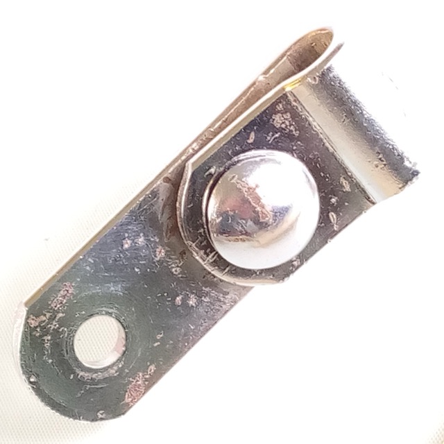 Ludwig Early 60s Double Tom Drum Mount L-Arm Receiver Holder Part Chrome Bracket — main photograph