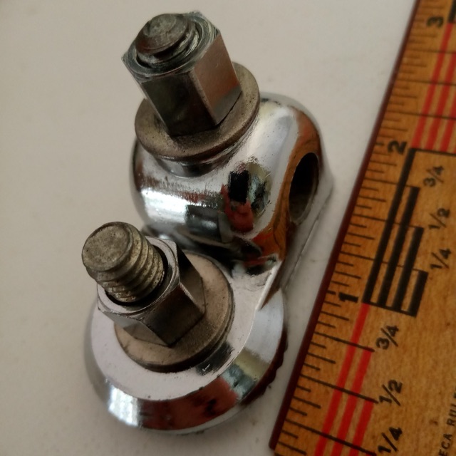 Ludwig L-Arm Holder Ratchet Tilter Rail Mount Part/Double Tom Drum Vintage 60s — main photograph