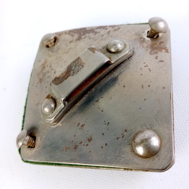 Ludwig/WFL Diamond Ride Tom Drum Shell Mount Bracket Nickel Vintage 40s-50s USA — main photograph