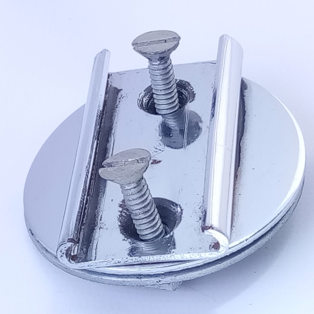Ludwig Hollywood Tom Drum Mount Clip Slide Bracket Parts Chrome Vintage 60s USA — main photograph