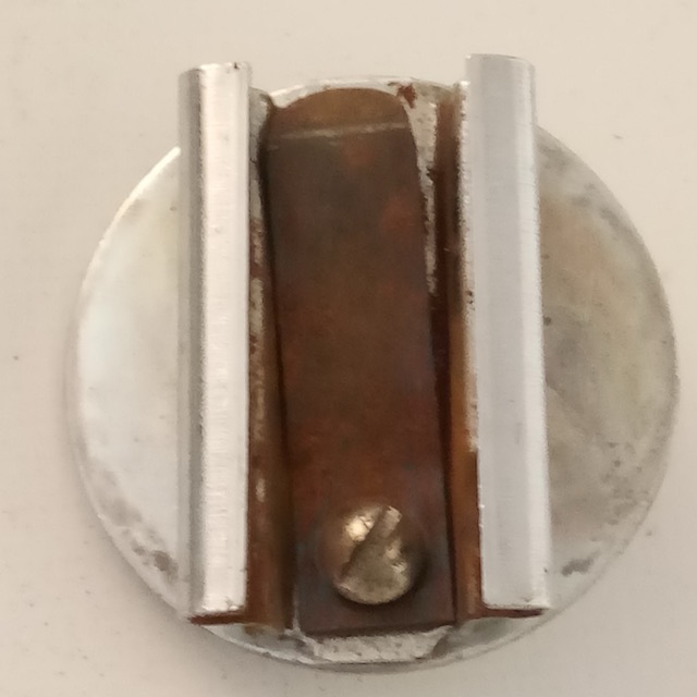 Ludwig Concert Tom Mount/Bongo Drum Clip Holder Chrome 2-Hole Vintage 70s USA* — main photograph