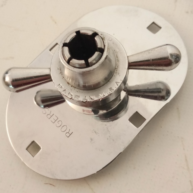 Rogers Swivomatic Bass Drum Tom/Cymbal Arm Straight Mount Machined Collet USA60s — main photograph