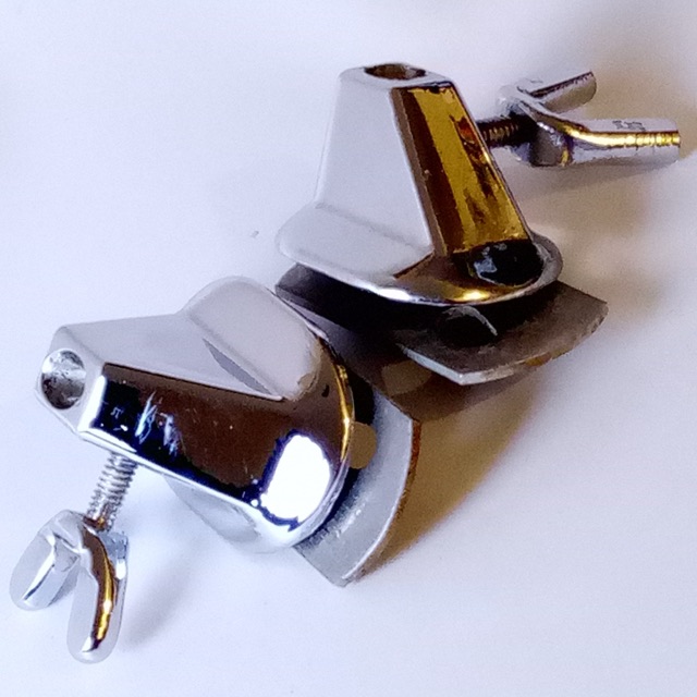Slingerland Bass Drum Spur Mounts Vintage 60s-70s Sound King Chrome Disappearing — main photograph