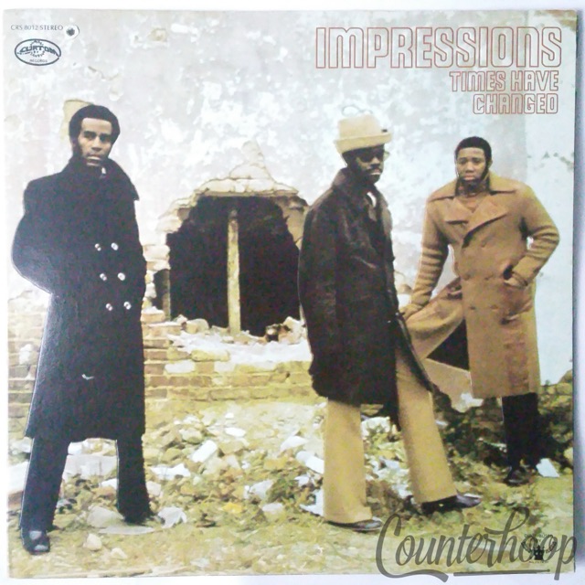 The Impressions-Times Have Changed 1972 NM+Poster Curtom-CRS8012 Curtis Mayfield — main photograph