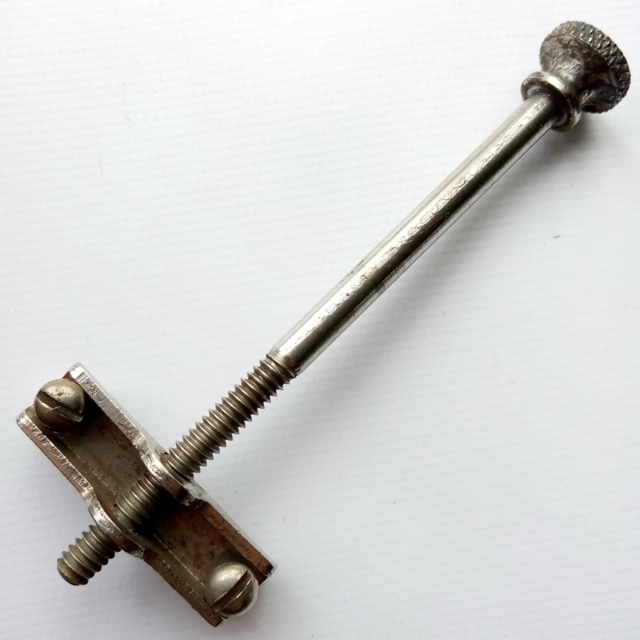 Gretsch Snare Drum Strainer Wire Tensioner Rod Knob Nickel Vintage 30s Parade US — main photograph