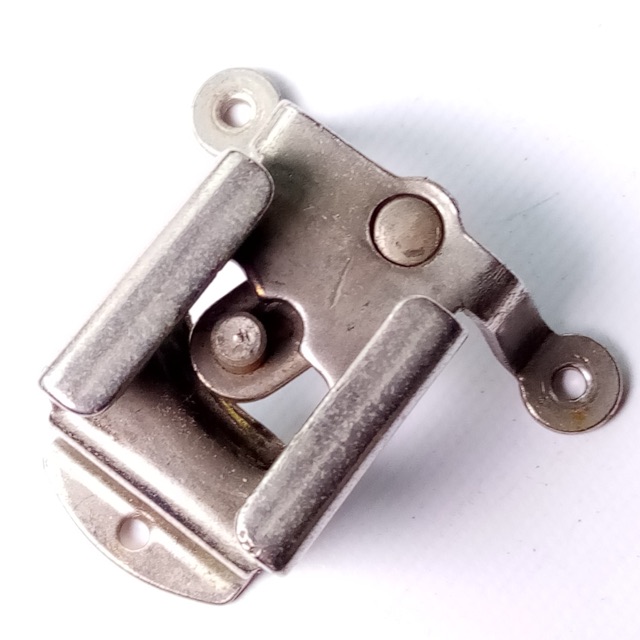 Slingerland Three-Point Radio King Throw-Off/Strainer Backing Plate Nickel Frame — main photograph