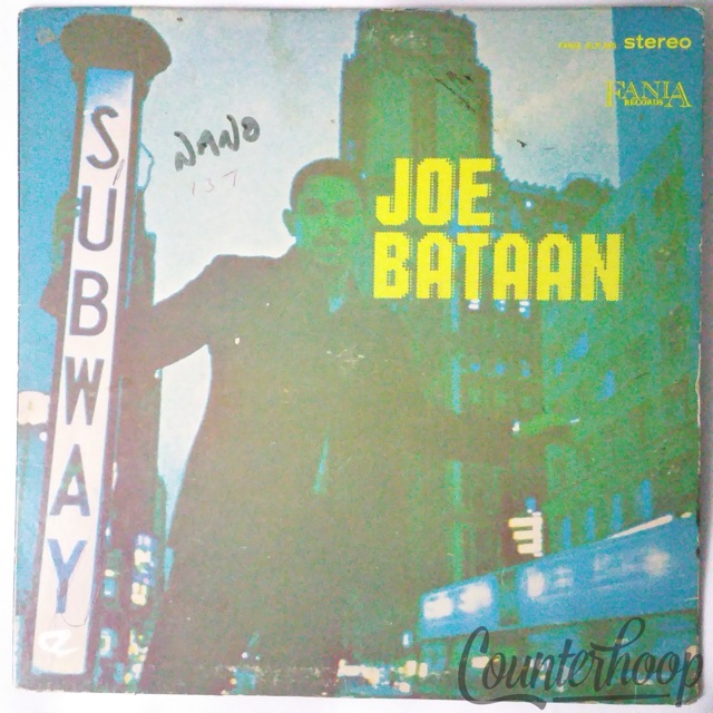 Joe Bataan – Subway Joe 1968 VG+/VG Stereo Fania Records-SLP 345 Johnny Pacheco — main photograph