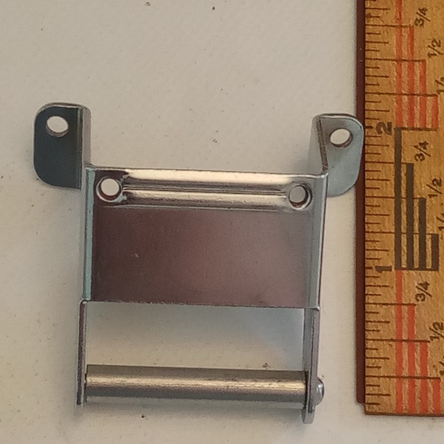 Slingerland Artist/Gene Krupa Snare Drum Butt Plate Chrome Extended Gate 60s OG — main photograph