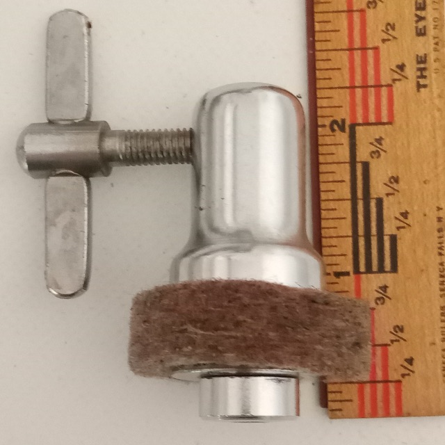 Slingerland Clutch Buddy Rich/Dynamo Hi-Hat Cymbal Stand Chrome Hex Vintage 70s — main photograph