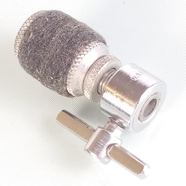 Camco Oaklawn,IL Hi-Hat Cymbal Stand Clutch Part Chrome Vintage 60s Hardware USA — main photograph
